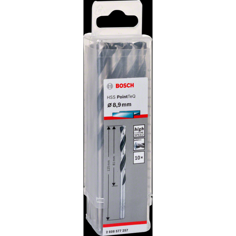 Bosch HSSPointTeQ Metal Matkap Ucu 8,9mm 10 lu