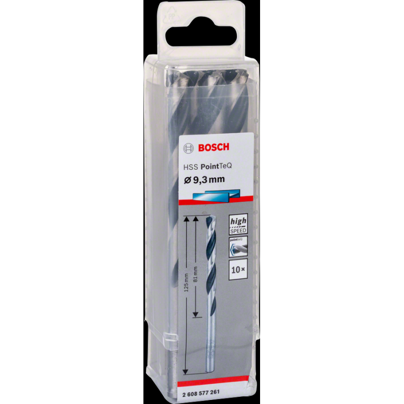 Bosch HSSPointTeQ Metal Matkap Ucu 9,3mm 10 lu