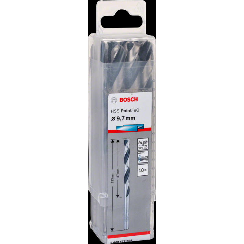 Bosch HSSPointTeQ Metal Matkap Ucu 9,7mm 10 lu