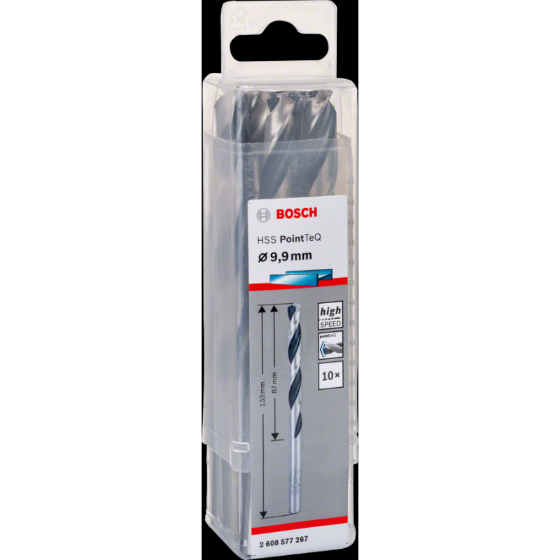 Bosch HSSPointTeQ Metal Matkap Ucu 9,9mm 10 lu