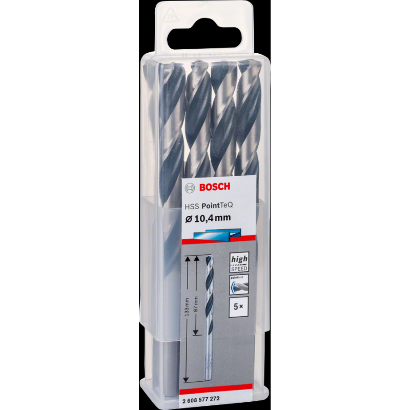 Bosch HSSPointTeQ Metal Matkap Ucu 10,4mm 5 li