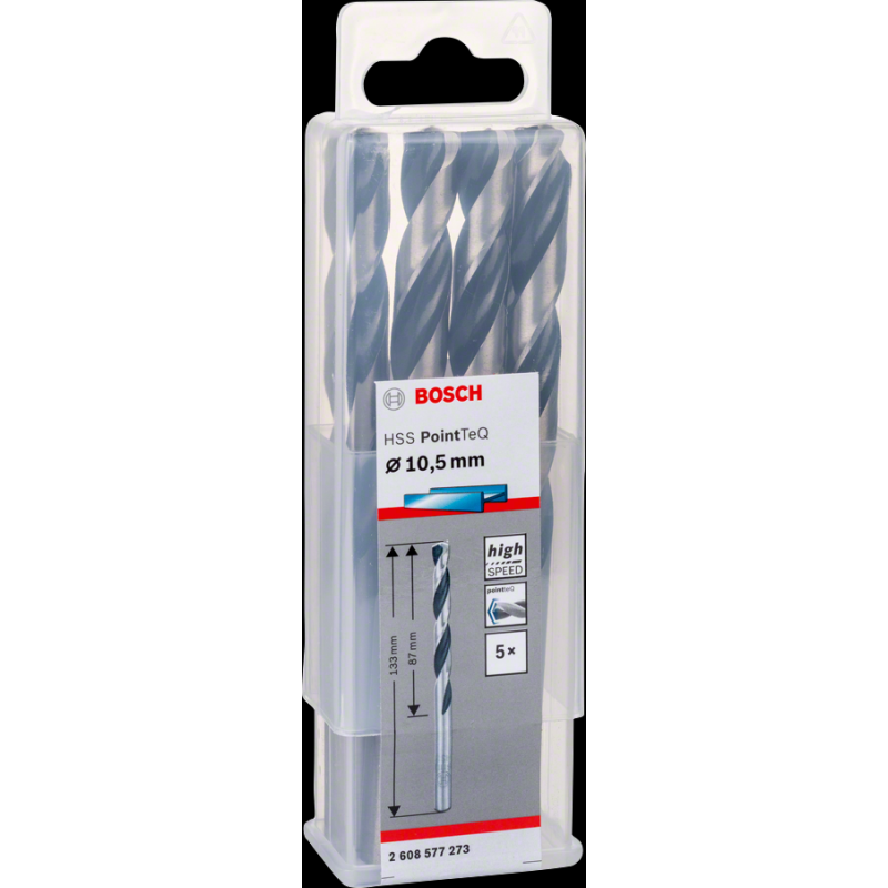 Bosch HSSPointTeQ Metal Matkap Ucu 10,5mm 5 li