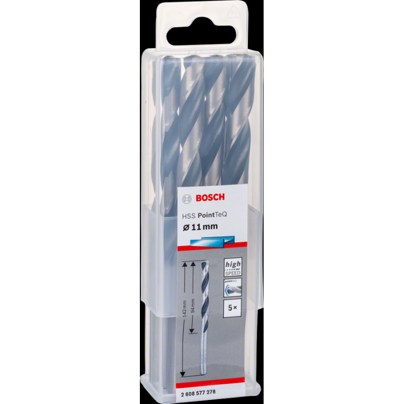 Bosch HSSPointTeQ Metal Matkap Ucu 11,0mm 5 li