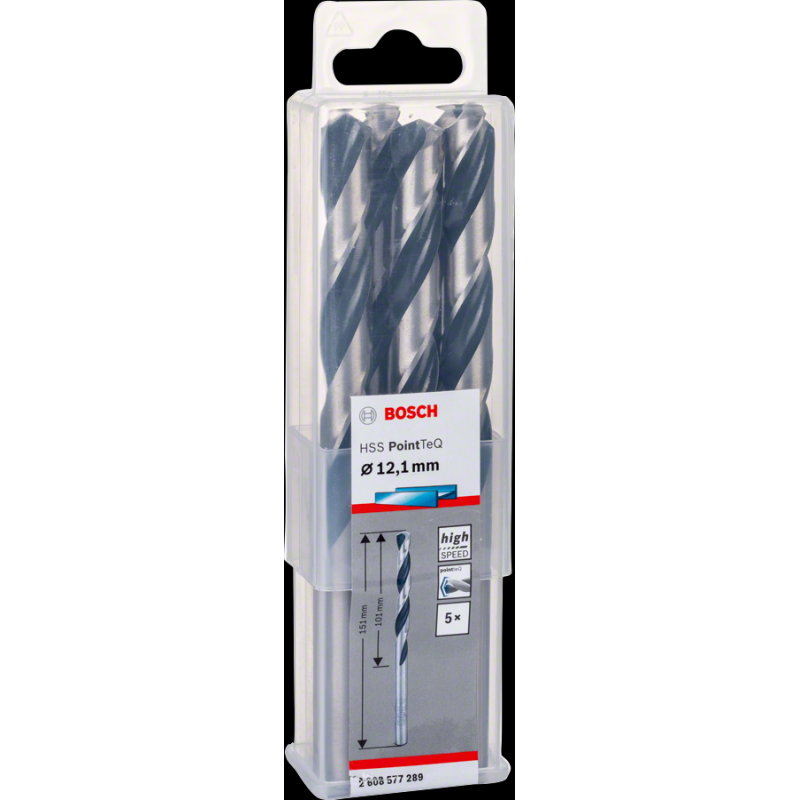 Bosch HSSPointTeQ Metal Matkap Ucu 12,1mm 5 li