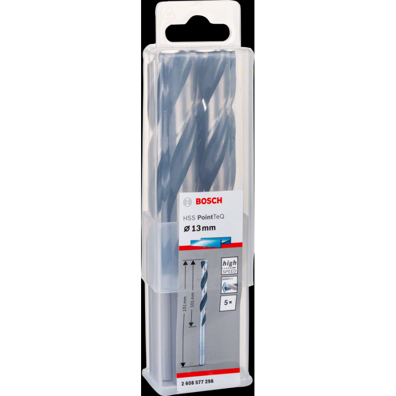Bosch HSSPointTeQ Metal Matkap Ucu 13,0mm 5 li