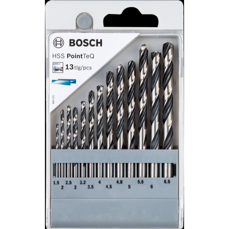 Bosch HSSPointTeQ Metal Matkap Ucu Seti 13 lü