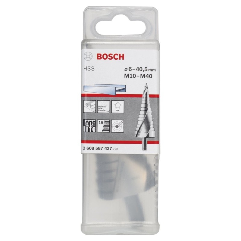 Bosch HSS 16 Kademeli Matkap Ucu M10-M40