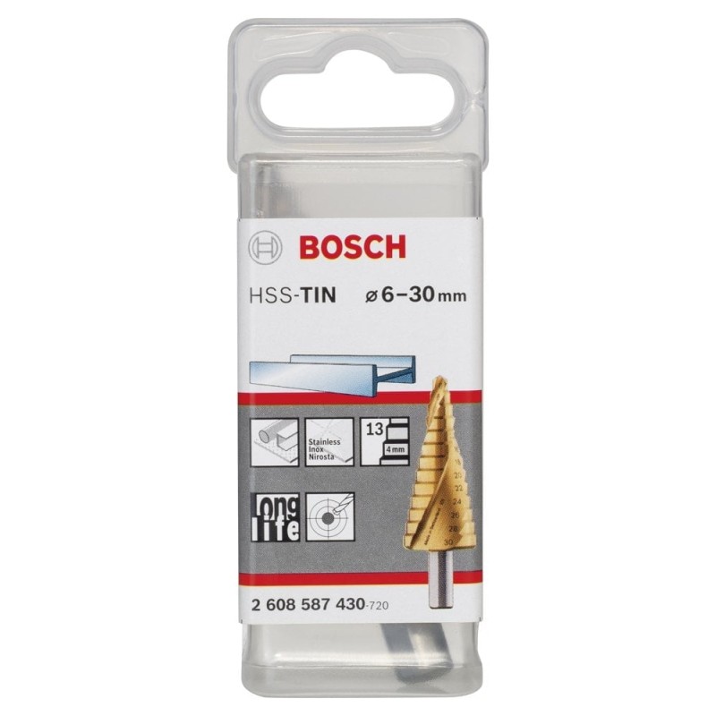 Bosch HSS-TiN 13 Kademeli Matkap Ucu 6-30 mm