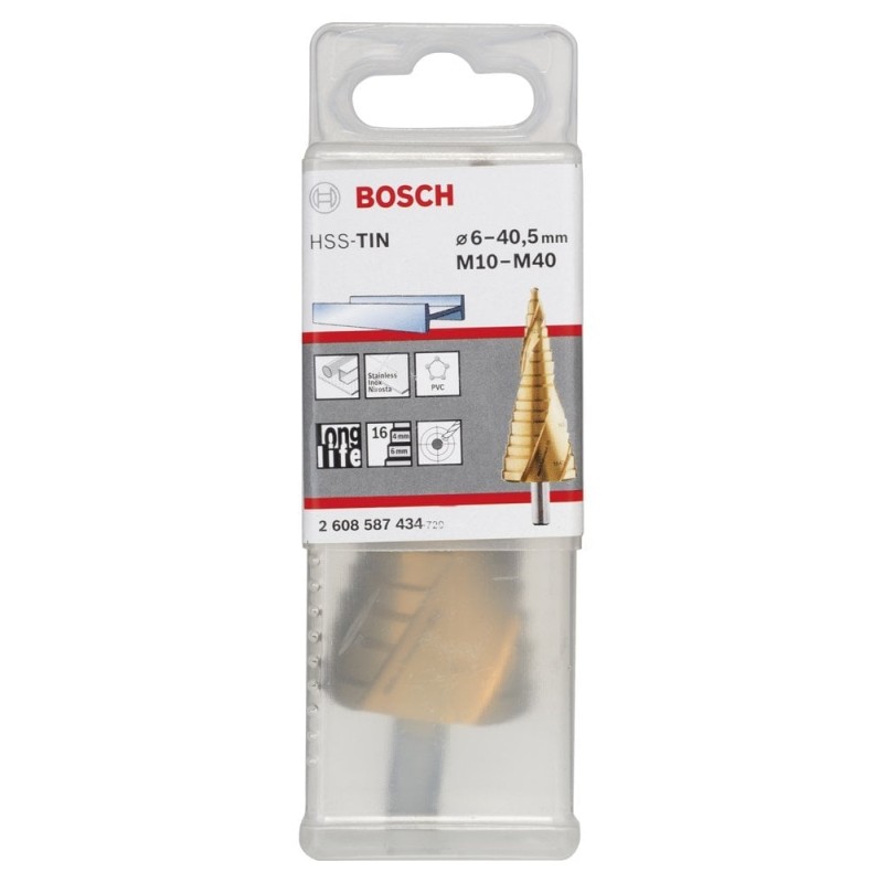 Bosch HSS-TiN 16 Kademeli Matkap Ucu M10-M40