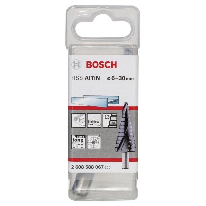 Bosch HSS-AlTiN 13 Kademeli Matkap Ucu 6-30 mm