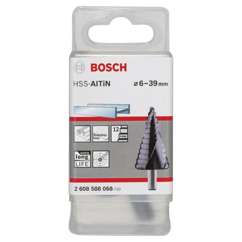 Bosch HSS-AlTiN 12 Kademeli Matkap Ucu 6-39 mm