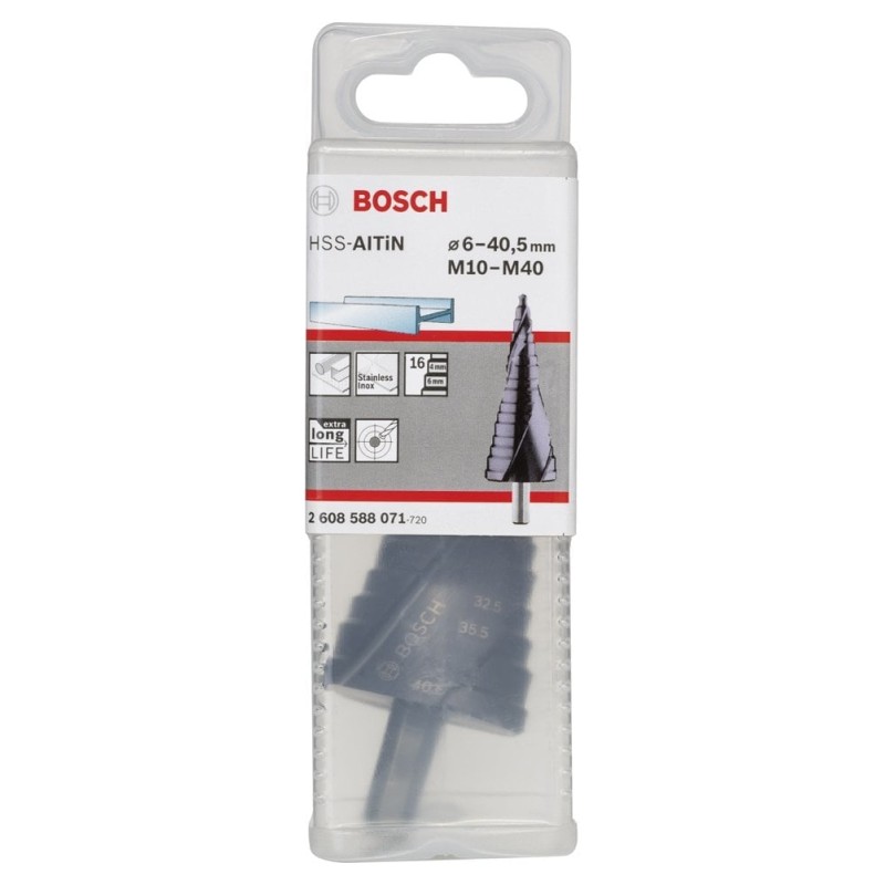 Bosch HSS-AlTiN 16 Kademeli Matkap Ucu M10-M40