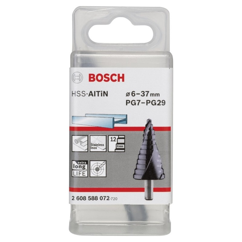 Bosch HSS-AlTiN 12 Kademeli Matkap Ucu PG7-29