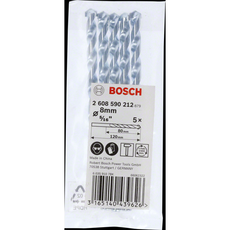 Bosch CYL-1 Taş Matkap Ucu 8*120 mm 5 li
