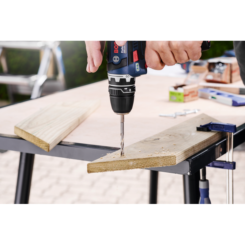 Bosch HEX Şaftlı Ahşap Matkap Ucu 6*106 mm