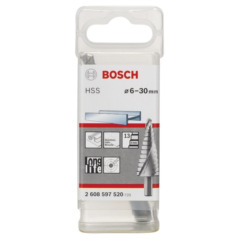Bosch HSS 13 Kademeli Matkap Ucu 6-30 mm