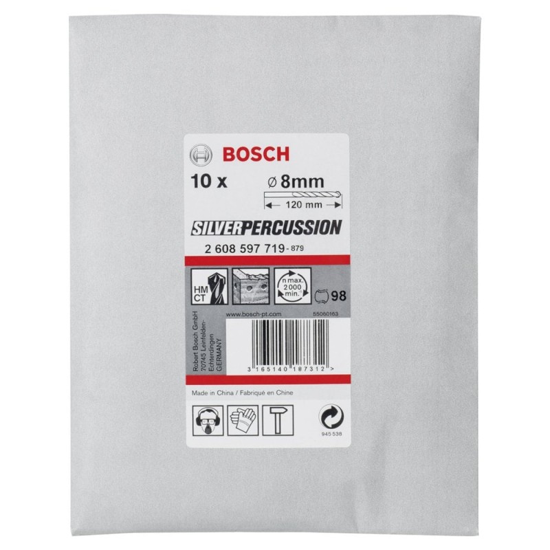 Bosch CYL-3 Beton Matkap Ucu 8*120 mm 10 lu