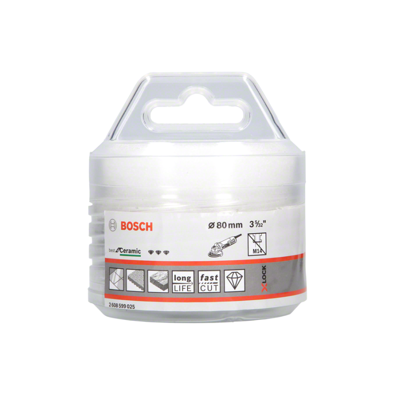 Bosch PRO Ceramic Dry X-LOCK Elmas Delici Uç 80mm