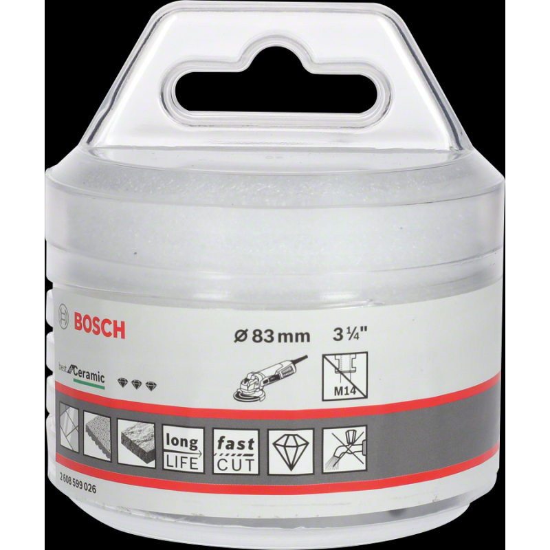 Bosch PRO Ceramic Dry X-LOCK Elmas Delici Uç 83mm