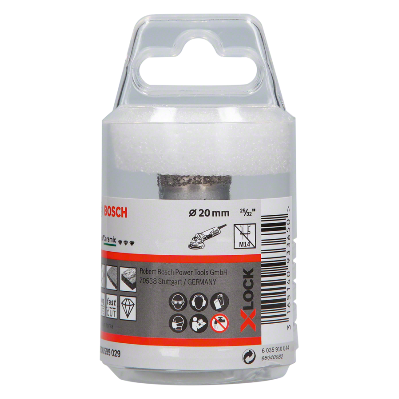 Bosch PRO Ceramic Dry X-LOCK Elmas Delici Uç 20mm