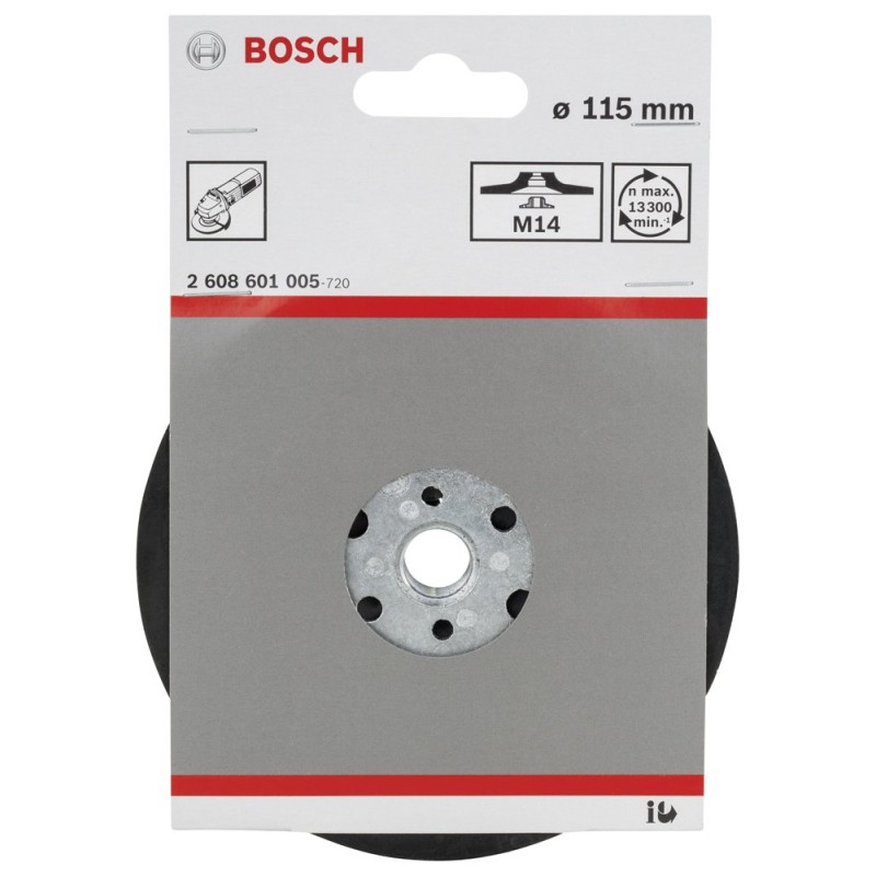 Bosch Fiber Disk Tabanı M14 Flanş Dişli 115mm