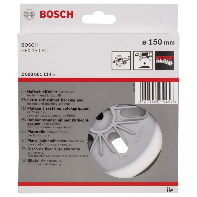 Bosch Zımpara Tabanı 6D-EY 150mmGEX150AC/AVE/T