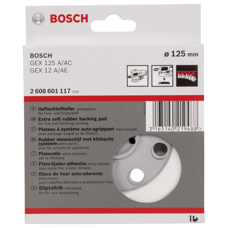 Bosch Zımpara Tabanı 8D-EY 125mmGEX12..A/AE/AC