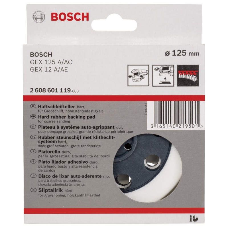 Bosch Zımpara Tabanı 8D-S 125mm GEX12..A/AE/AC