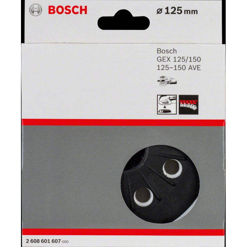 Bosch Zımpara Tabanı 8D-O 125mm GEX125-150AVE
