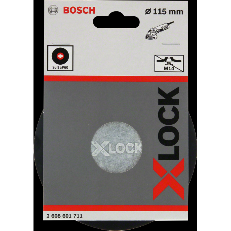 Bosch PRO X-LOCK 115 mm Fiber Disk Soft Taban