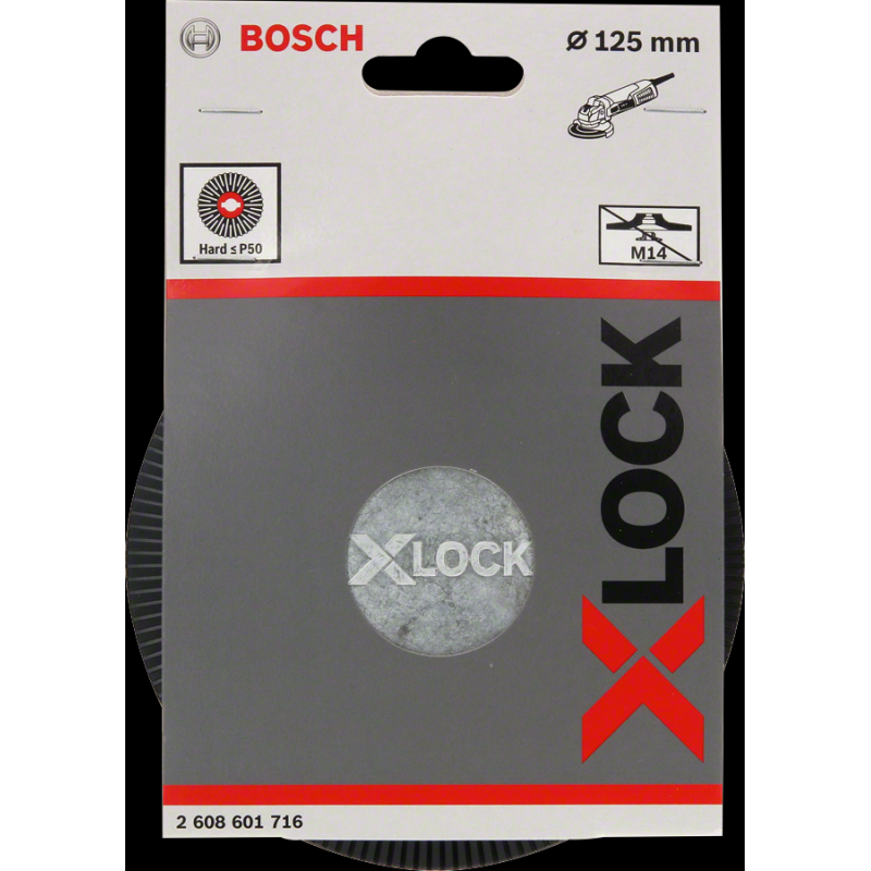 Bosch PRO X-LOCK 125 mm Fiber Disk Hard Taban