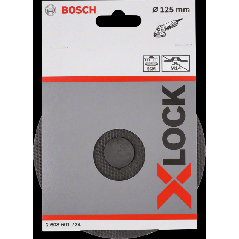 Bosch PRO X-LOCK SCM Merkez Delikli Taban 125 mm
