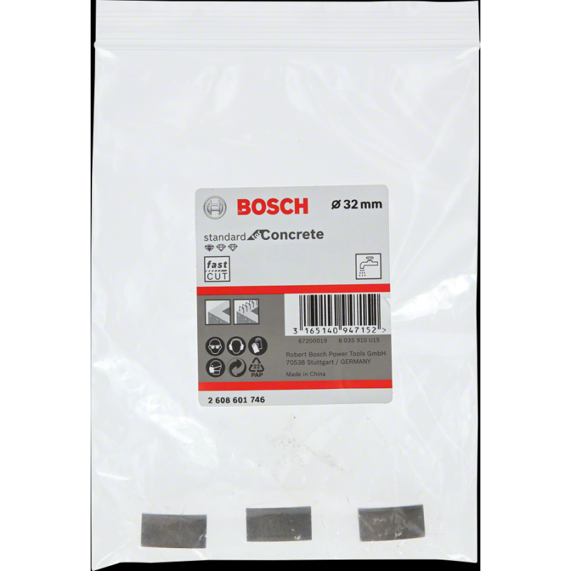 Bosch PRO Elmas Karot Segmanı Ø32mm 3 lü