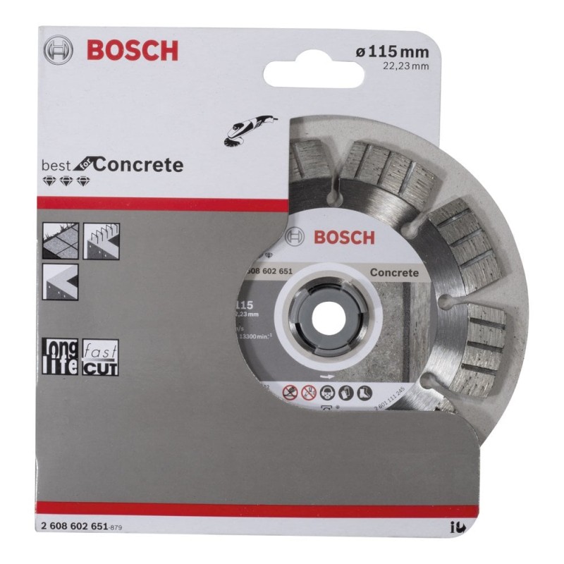 Bosch PRO Concrete Elmas Kesme Disk 115*22,23mm