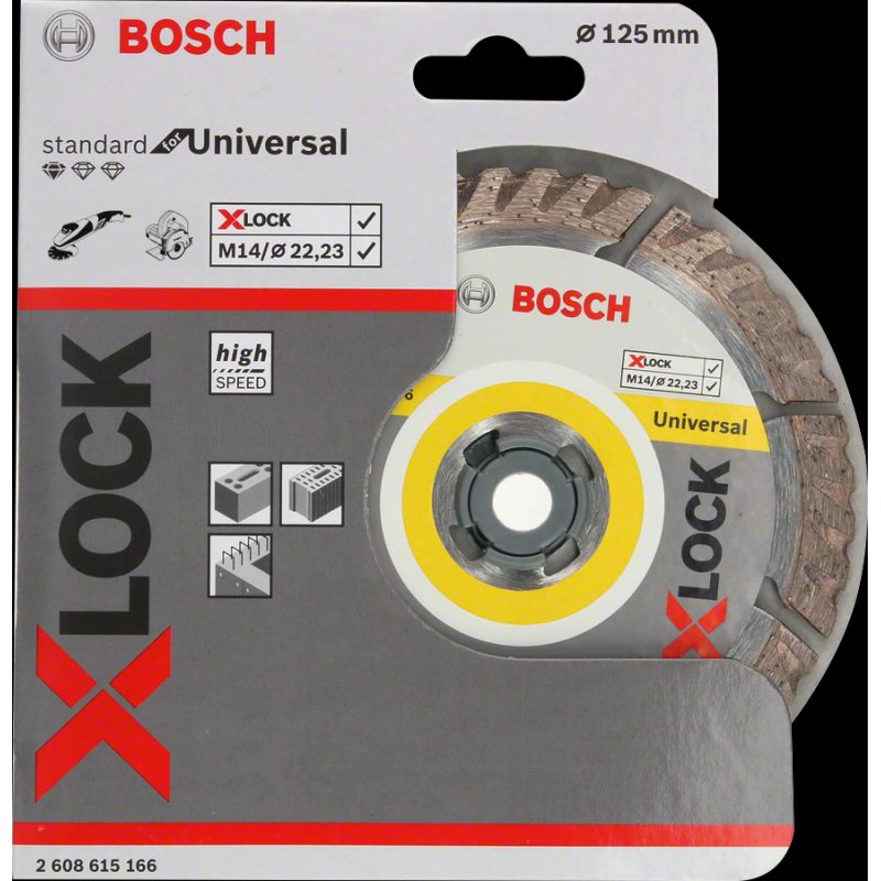 Bosch PRO Multi Material X-LOCK Elmas Kesme Disk 125mm