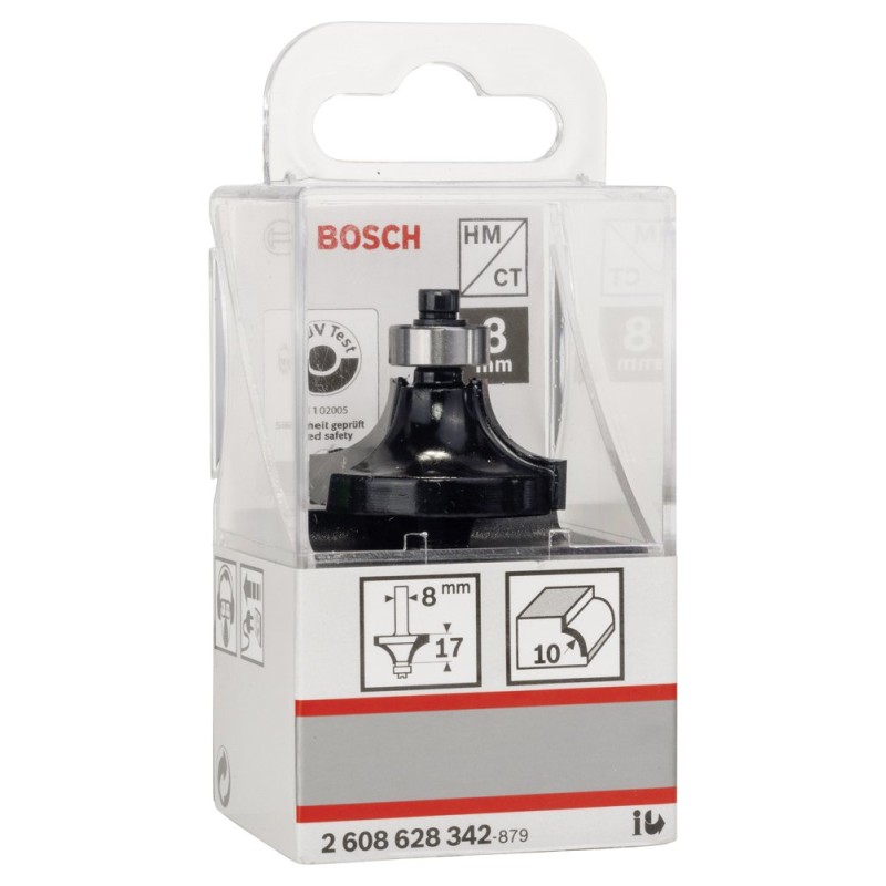 Bosch SDW Yuvarlama Freze Ucu 8*10*57 mm