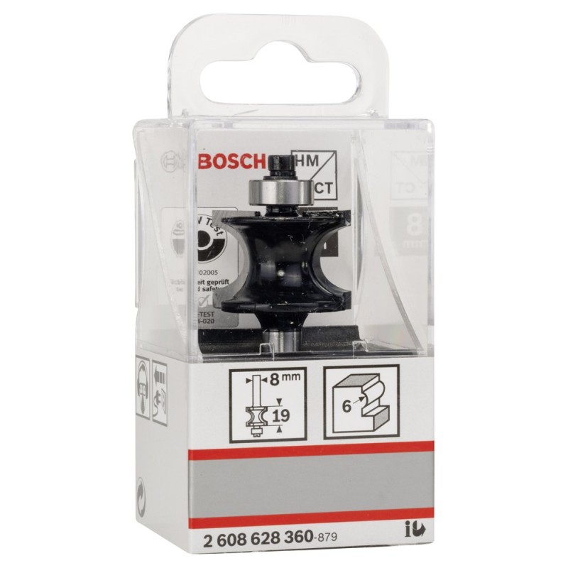 Bosch SDW Yarım Çubuk Freze Ucu 8*19*63 mm