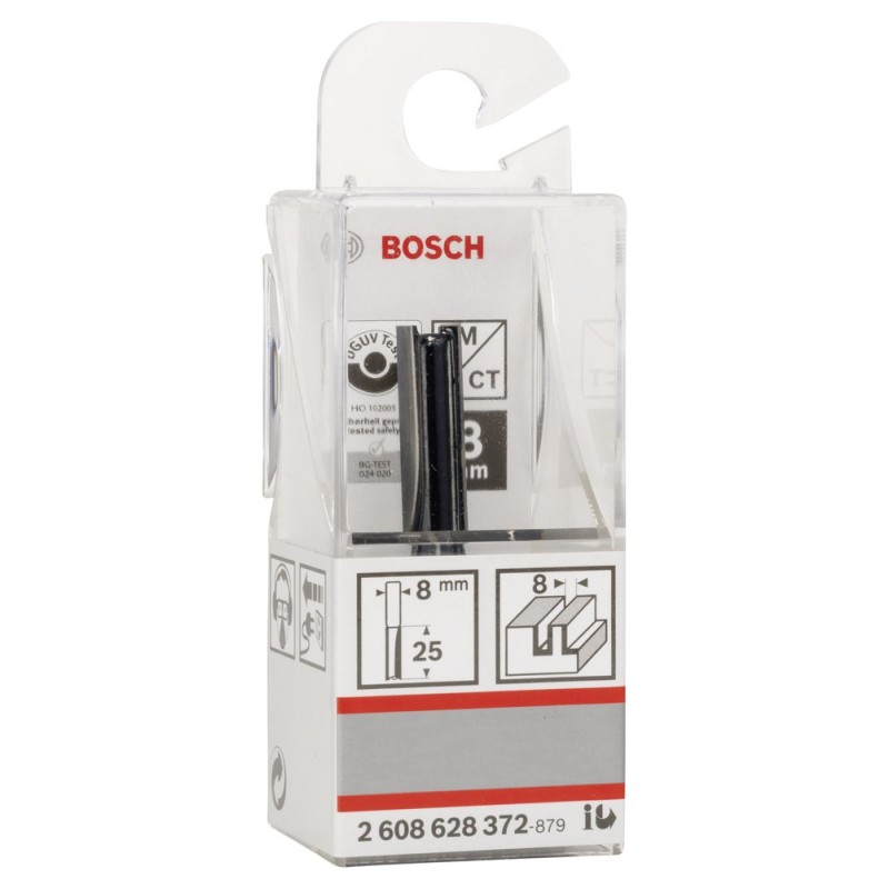 Bosch SDW Çift Oluklu Düz Freze Ucu 8*8*56 mm