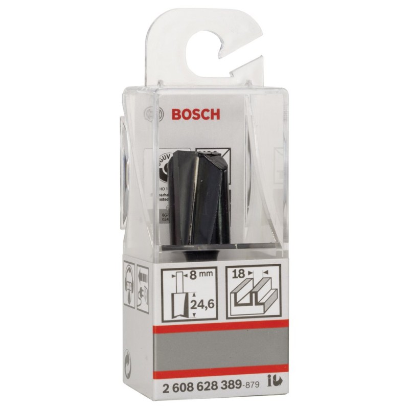 Bosch SDW Çift Oluklu Düz Freze Ucu 8*18*56mm