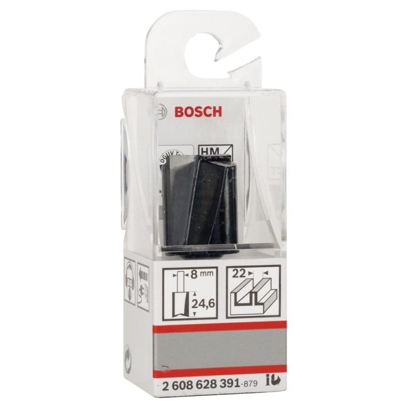 Bosch SDW Çift Oluklu Düz Freze Ucu 8*22*56mm