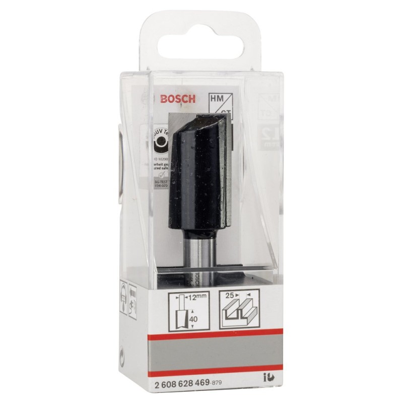 Bosch SDW Çift Oluklu Düz Freze Ucu 12*25*81mm