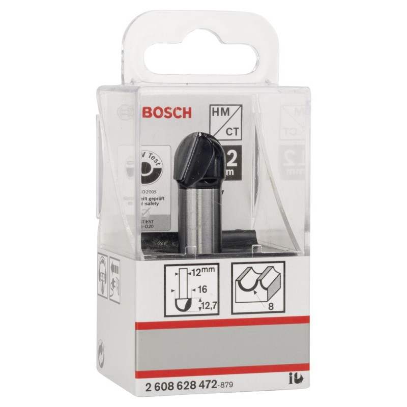 Bosch SDW Yarımay Freze Ucu 12*16*54*8 mm