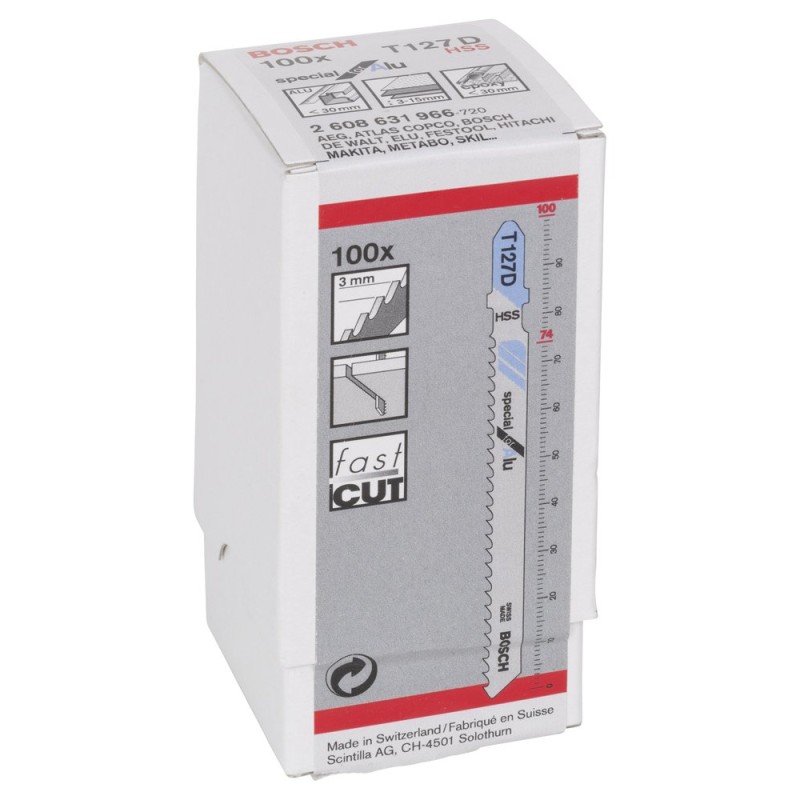 Bosch PRO Alu Dekupaj Bıçağı T127D 100lü