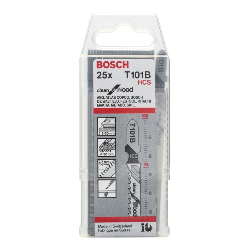 Bosch Dekupaj Bıçağı CleanforWood T101B 25 li
