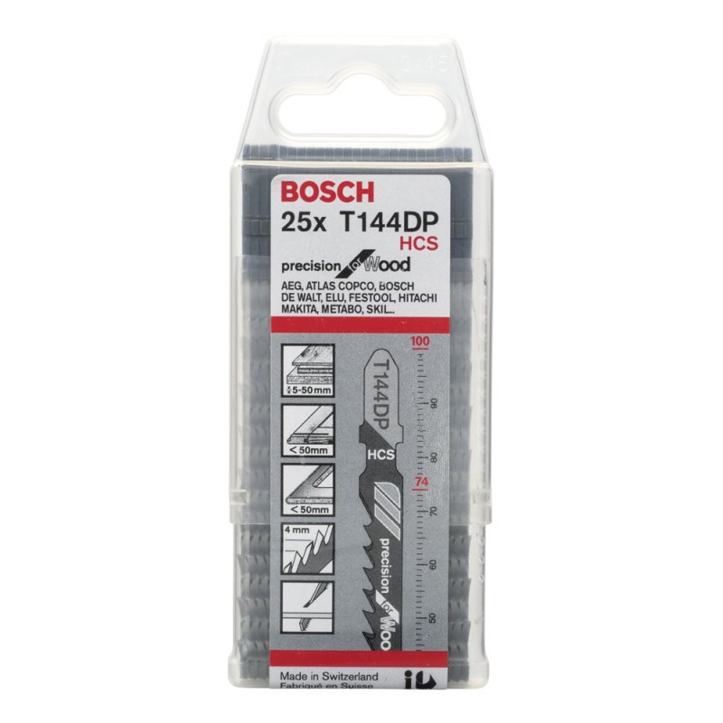 Bosch PRO Wood Precise Dekupaj Bıçağı T144DP 25 li
