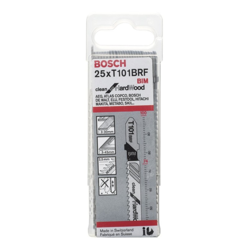 Bosch PRO Hardwood Clean Dekupaj Bıçağı T101BRF 25 li