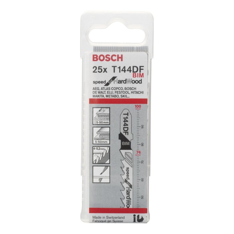 Bosch PRO Hardwood Fast Dekupaj Bıçağı T144DF 25 li