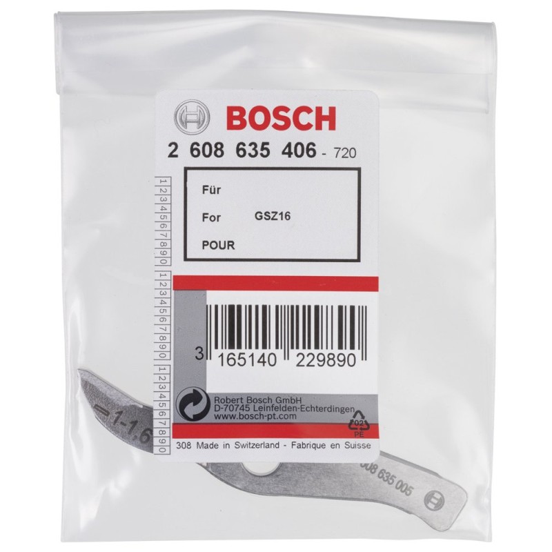 Bosch Sac Kesme Düz Bıçak (<1,6 mm) GSZ160