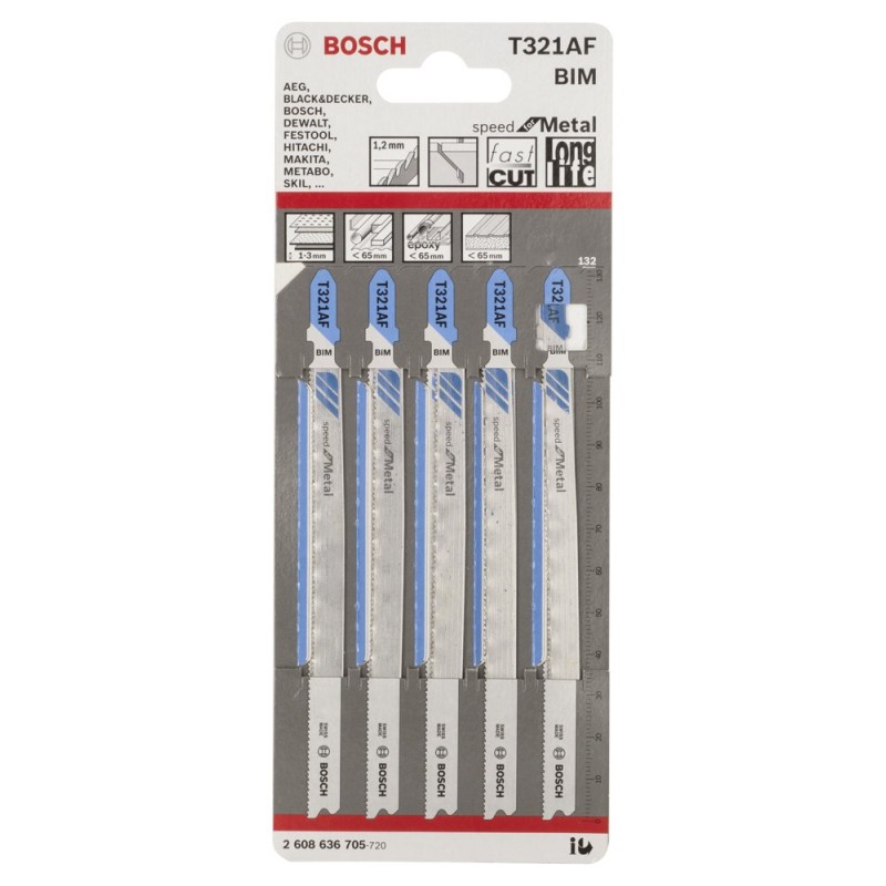 Bosch PRO Metal Pipes Dekupaj Bıçağı T321AF 5 li
