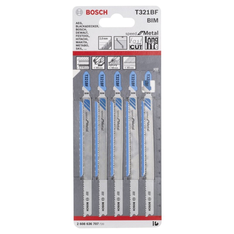 Bosch PRO Metal Pipes Dekupaj Bıçağı T321BF 5 li